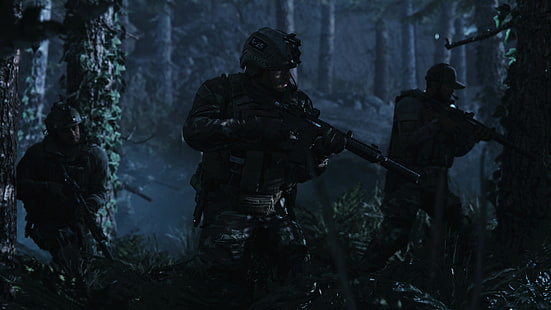 Call of Duty: Guerra Moderna, Call Of Duty, Soldado, HD papel de parede HD wallpaper