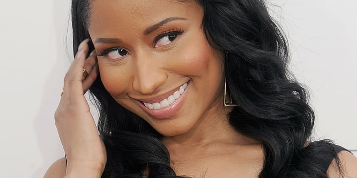 Nicki Minaj, Singer, Smile, HD wallpaper