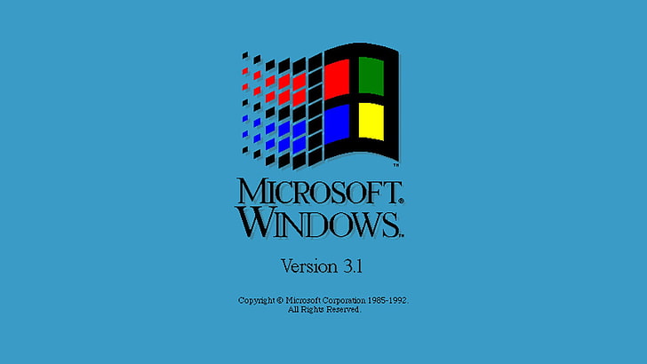 1990er Jahre, Windows 3.1, Computer, Nostalgie, HD-Hintergrundbild