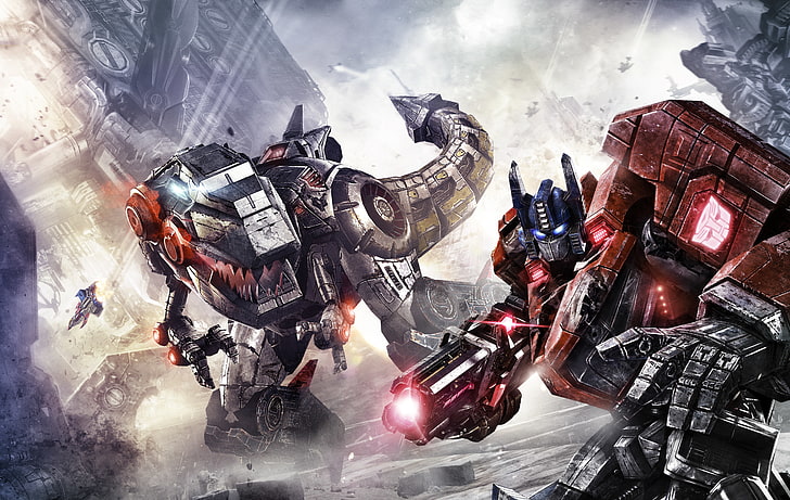 Transformers: Yok Oluş Yaşı Optimus Prime dijital duvar kağıdı, Transformers, Optimus Prime, Transformers: Cybertron'un Yıkılışı, NeoGAF, Cybertron, Autobotlar, Autobotlar, Dinobot, Bir Dino-bot, HD masaüstü duvar kağıdı
