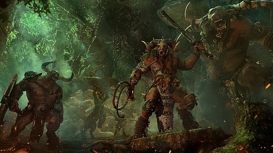 Total War, Total War: Warhammer, Beastmen (Total War: Warhammer), Fantaisie, Fond d'écran HD HD wallpaper