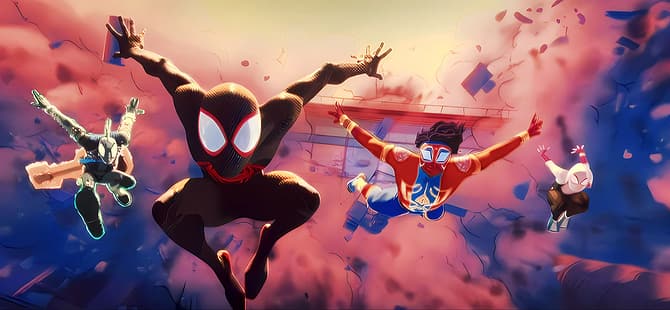 Spider-Man: Across the Spider-Verse, Spider-Man, филми, HD тапет HD wallpaper