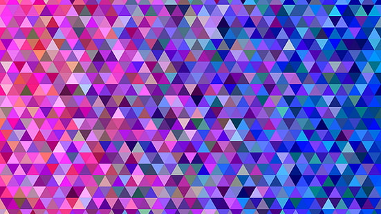 roxo, rosa, violeta, padrão, têxtil, magenta, triângulo, polígono, coloridos, multicolorido, HD papel de parede HD wallpaper