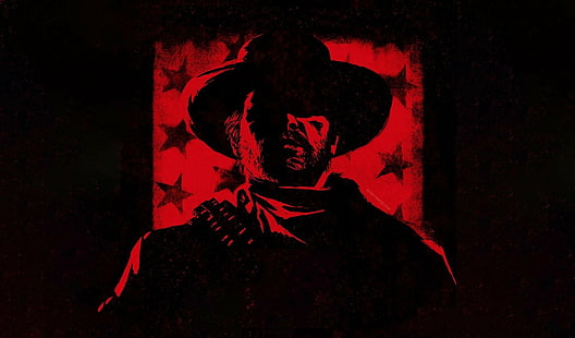 Red Dead Redemption 2, цифровое искусство, обложка, Rockstar Games, HD обои HD wallpaper