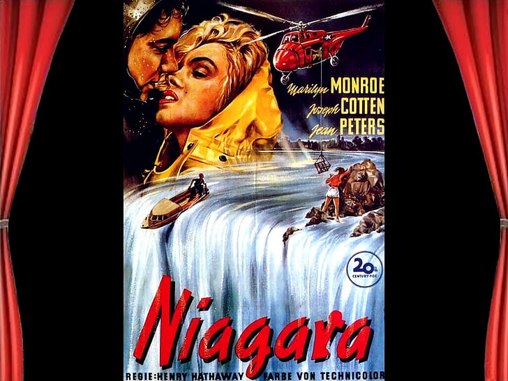Niagara02, książka niagara, niagara, plakaty, filmy klasyczne, dramat, Tapety HD