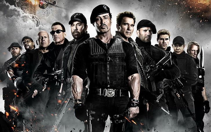 The Expendables 2, expendables, movies, HD wallpaper