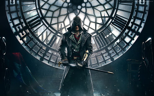 armação de metal preto e cinza, Assassin's Creed Syndicate, Assassin's Creed, HD papel de parede HD wallpaper