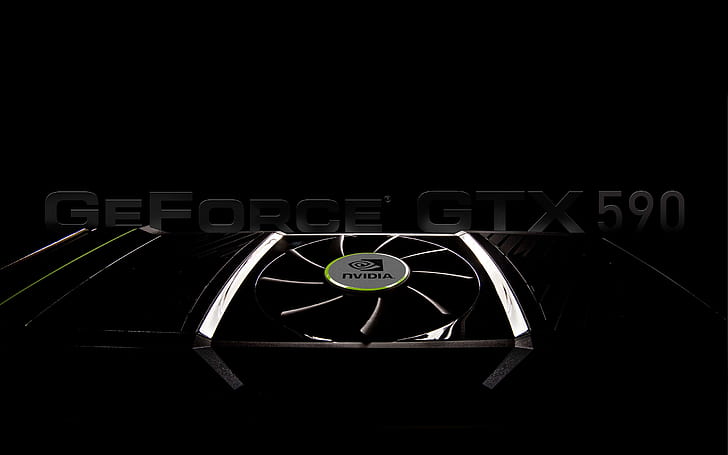 GeForce GTX 590 ، gtx ، geforce، خلفية HD