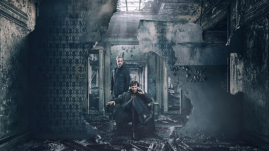 Sherlock Season 4, Benedict Cumberbatch, Martin Freeman, TV Series, 5k, HD wallpaper HD wallpaper