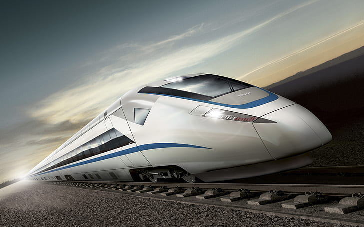 High-speed train renderings, High, Speed, Train, Renderings, HD wallpaper