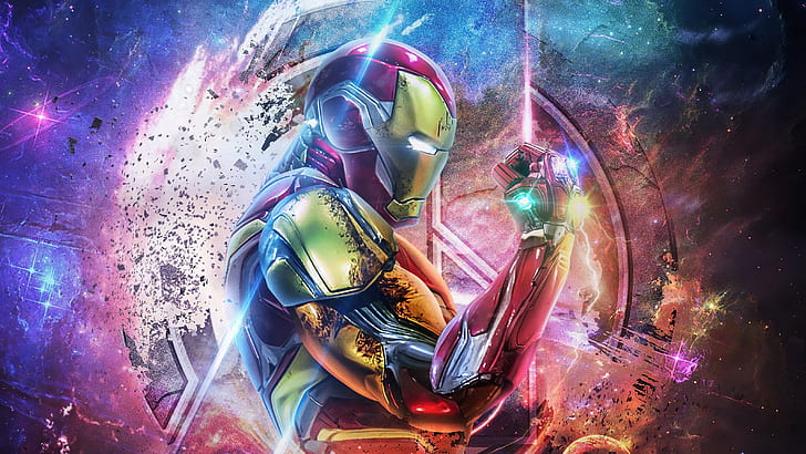 Die Rächer, Avengers EndGame, Infinity Gauntlet, Iron Man, HD-Hintergrundbild
