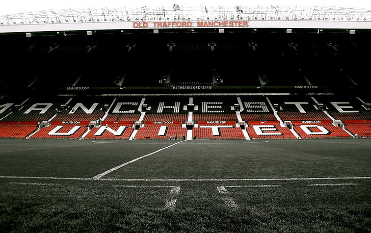 Fußballplatz, Stadion, Manchester United, Old Trafford, HD-Hintergrundbild