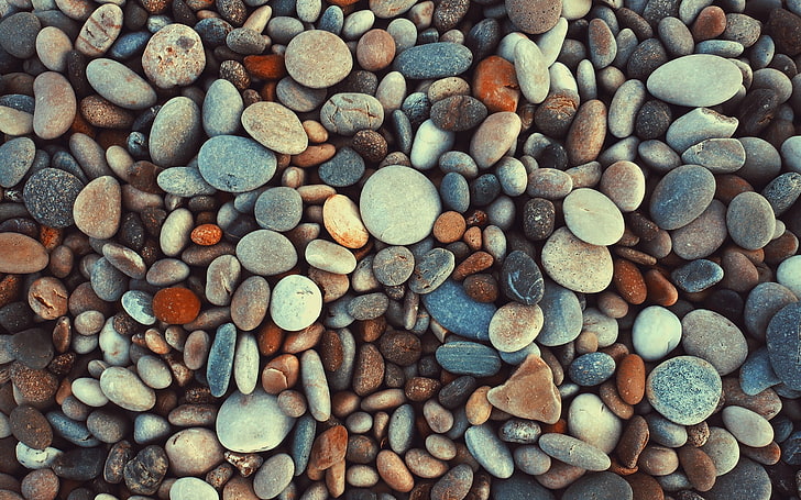stones, pebbles, nature, HD wallpaper