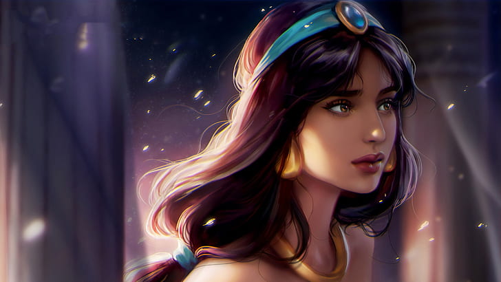 Aladdin, Putri Jasmine, Wallpaper HD