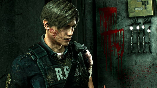 Resident Evil, Resident Evil 2 (2019), Леон С. Кенеди, HD тапет HD wallpaper