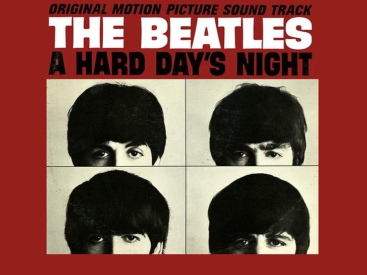 Музыка Rock A Hard Day's Night Развлечения Музыка HD Искусство, Музыка, Рок, The Beatles, HD обои