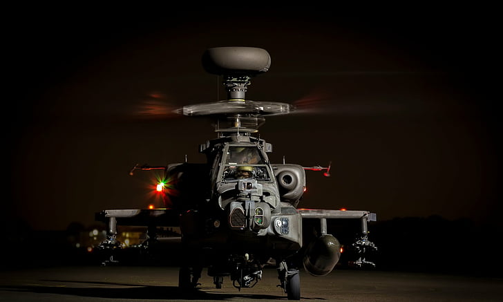 Helikopter Militer, Pesawat, Helikopter Serangan, Boeing AH-64 Apache, Helikopter, Wallpaper HD