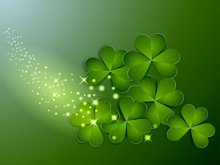 jour, vert, vacances, Irlande, irlandais, Patricks, Fond d'écran HD