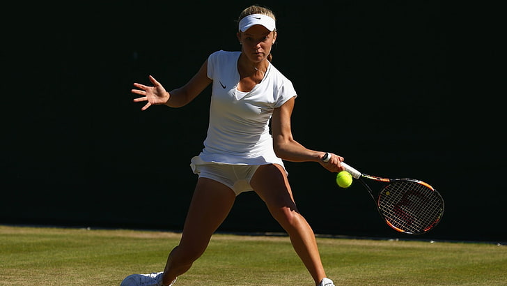 Katie Swan, tenis, raquetas de tenis, Fondo de pantalla HD