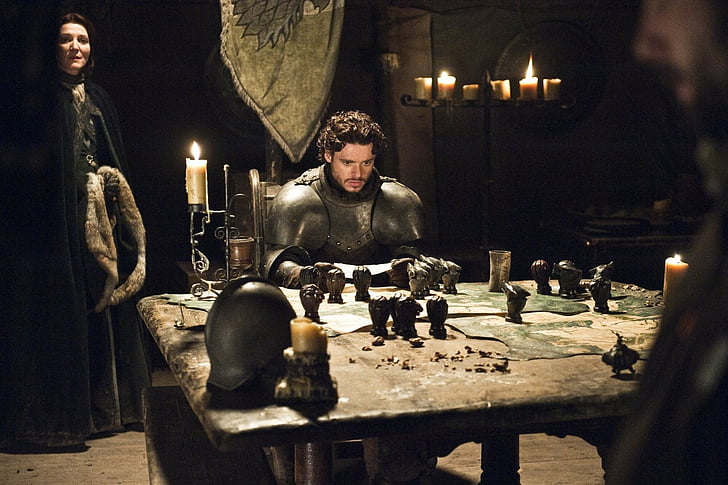 Fernsehserie, Game Of Thrones, Catelyn Stark, Michelle Fairley, Richard Madden, Robb Stark, HD-Hintergrundbild