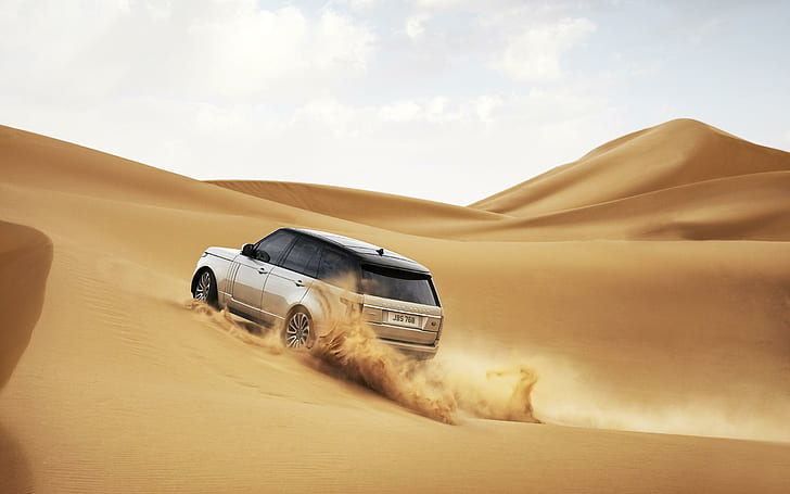 Land Rover Range Rover 2013 3, suv plateado, land, rover, range, 2013, autos, land rover, Fondo de pantalla HD