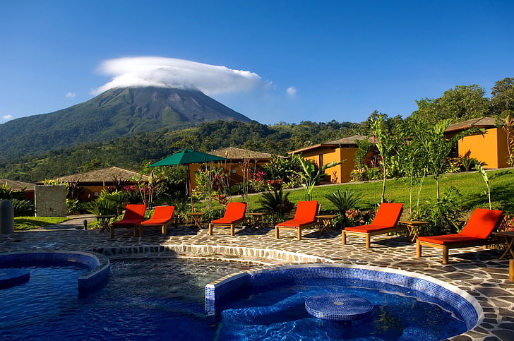 hotel, Costa Rica, Nayara Hotel Spa And Gardens, HD wallpaper