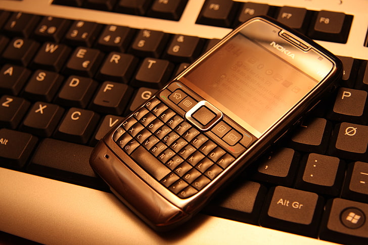 phone, keyboard, Nokia, QWERTY, nokia e71, HD wallpaper