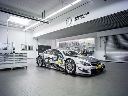 Mercedes-Benz, Mercedes, AMG, DTM, C204, 2015, C-Class, Wallpaper HD HD wallpaper