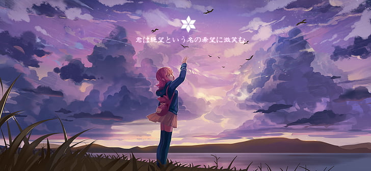 Danganronpa, Danganronpa 2: Auf Wiedersehen Verzweiflung, Anime, Chiaki Nanami, HD-Hintergrundbild
