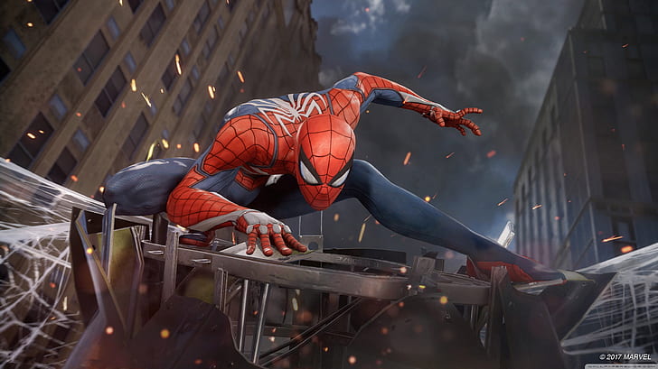 Spider-Man, Spider-Man (2018), jeux vidéo, super-héros, Fond d'écran HD