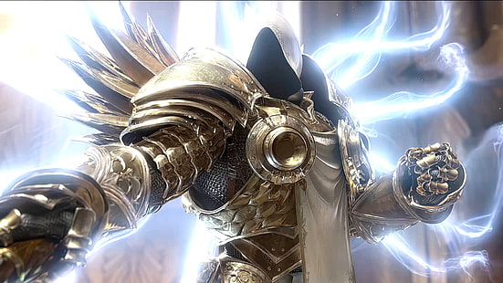 Tyrael, Diablo III, Diablo, Videospiele, Himmel und Hölle, HD-Hintergrundbild HD wallpaper