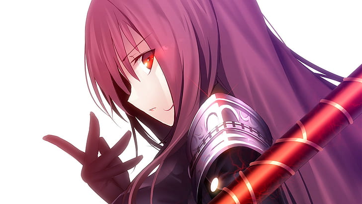 Scathach (FateGrand Order), FateGrand Order, Lancer (FateGrand Order), аниме момичета, аниме, HD тапет