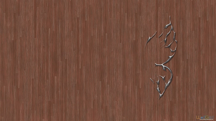 wooden surface, minimalism, HD wallpaper