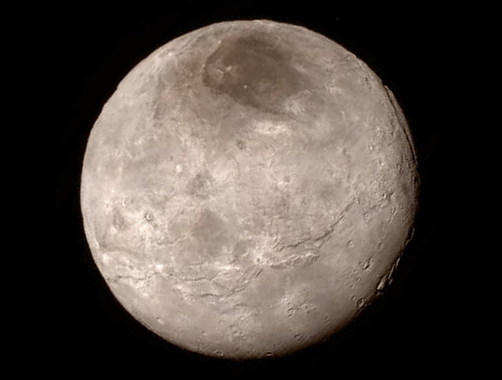 runde weiße Keramik Tischdekoration, Caronte, Charon, Astronomie, Sonnensystem, Raum, HD-Hintergrundbild