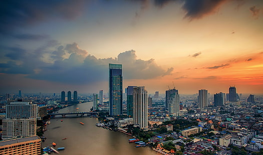 Bangkok, 4k, 8k, ville, Thaïlande, Fond d'écran HD HD wallpaper
