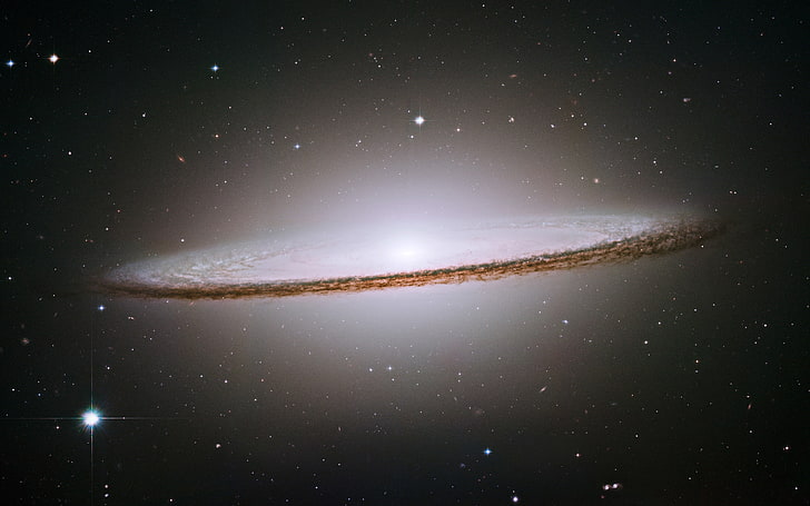 galaxy, Sombrero Galaxy, space, HD wallpaper