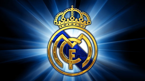 Fotboll, Real Madrid C.F., Real Madrid-logotyp, HD tapet HD wallpaper