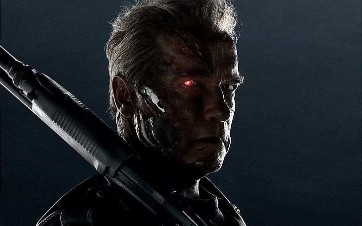 Arnold T 800 Terminator Genisys, arnold schwarzenegger, terminator, arnold, genisys, Wallpaper HD
