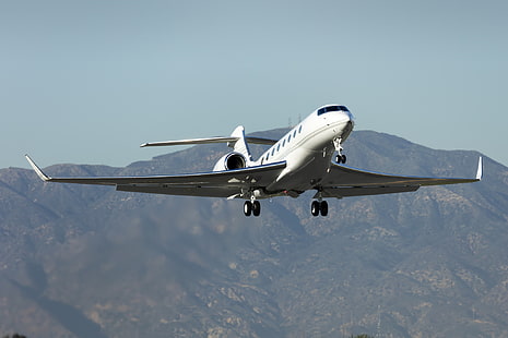 samolot, odrzutowiec, Gulfstream, G650, klasa biznes, Tapety HD HD wallpaper
