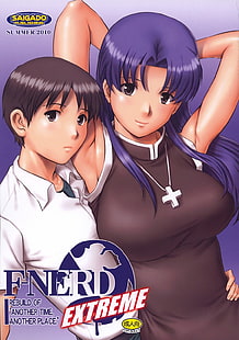 Neon Genesis Evangelion, Katsuragi Misato, Ikari Shinji, Saigado, HD wallpaper HD wallpaper