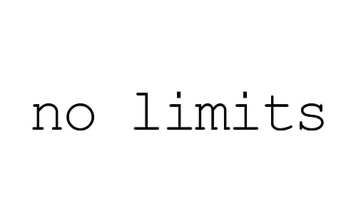 No Limits, Künstlerisch, Typografie, Weiß, Hintergrund, Motivation, Zitat, Erfolg, Nolimits, HD-Hintergrundbild HD wallpaper