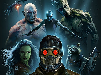 Guardians of The Galaxy 2014 Film official, 1920x1440, Guardians of the Galaxy, 2014, Movie, วอลล์เปเปอร์ HD HD wallpaper