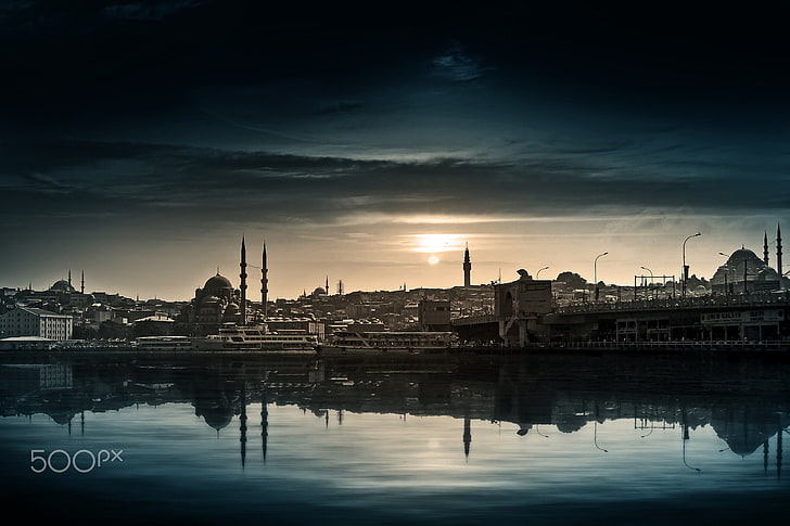 photography, Turkey, Istanbul, Islamic architecture, HD wallpaper
