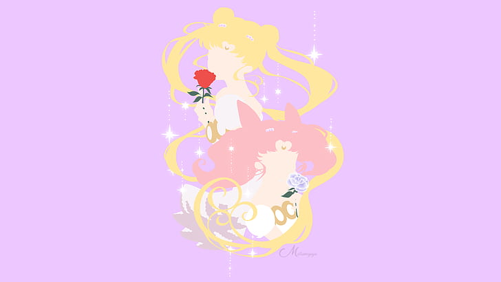 Sailor Moon, Chibiusa Tsukino, Usagi Tsukino, HD wallpaper