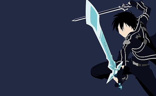 Schwertkunst Online, Kazuto Kirigaya, Kirito (Schwertkunst Online), HD-Hintergrundbild HD wallpaper