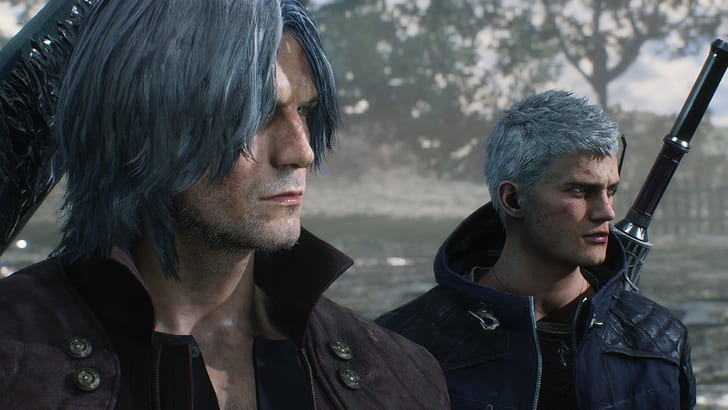 Devil May Cry, Devil May Cry 5, Dante (Devil May Cry), Nero (Devil May Cry), Tapety HD