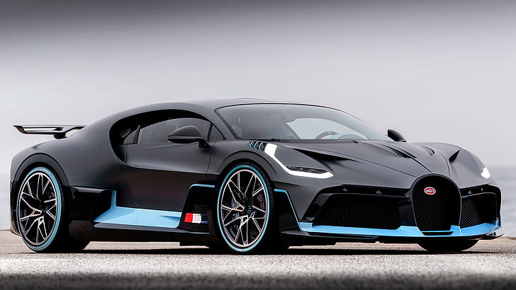 Bugatti, Bugatti Divo, Black Car, Car, Sport Car, Supercar, Fondo de pantalla HD
