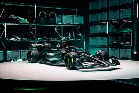 Fórmula 1, autos de fórmula, Mercedes AMG Petronas, Mercedes AMG Racing, mercedes amg w14, Mercedes W14, automóvil, vehículo, automovilismo, fondo simple, Fondo de pantalla HD HD wallpaper