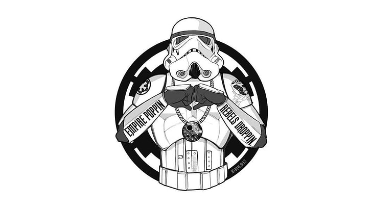 Star Wars Storm Trooper ilustración, Star Wars, stormtrooper, Fondo de pantalla HD