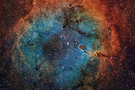 Vintergatan illustration, rymden, stjärnor, galax, nebulosa, rymdkonst, digital konst, HD tapet HD wallpaper